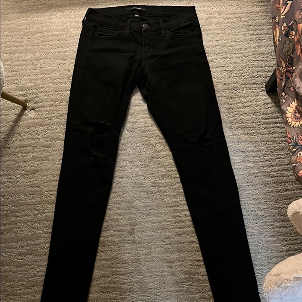 Flying monkey ripped skinny jeans